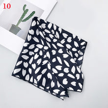 Load image into Gallery viewer, 50*50cm Fashion Polka Dot Leopard Silk Scarf DIY New Styles Women Head Neck Small Square Scarf Satin Hair Ties Bands Neckerchief