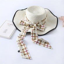 Load image into Gallery viewer, 2020 Long Silk Skinny Neck Scarf Print Foulard Hair Scarves Head Band 190*5cm Bag Handle Ribbon Cap Tie Lady Belt