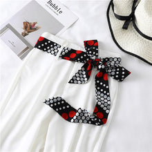 Load image into Gallery viewer, 2020 Long Silk Skinny Neck Scarf Print Foulard Hair Scarves Head Band 190*5cm Bag Handle Ribbon Cap Tie Lady Belt