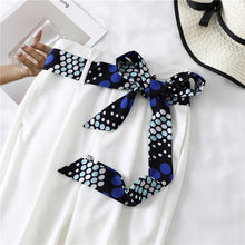 Load image into Gallery viewer, 2020 Long Silk Skinny Neck Scarf Print Foulard Hair Scarves Head Band 190*5cm Bag Handle Ribbon Cap Tie Lady Belt