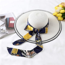 Load image into Gallery viewer, 2020 Long Silk Skinny Neck Scarf Print Foulard Hair Scarves Head Band 190*5cm Bag Handle Ribbon Cap Tie Lady Belt