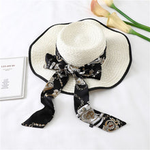 Load image into Gallery viewer, 2020 Long Silk Skinny Neck Scarf Print Foulard Hair Scarves Head Band 190*5cm Bag Handle Ribbon Cap Tie Lady Belt