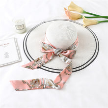 Load image into Gallery viewer, 2020 Long Silk Skinny Neck Scarf Print Foulard Hair Scarves Head Band 190*5cm Bag Handle Ribbon Cap Tie Lady Belt