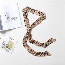 Load image into Gallery viewer, 2020 Long Silk Skinny Neck Scarf Print Foulard Hair Scarves Head Band 190*5cm Bag Handle Ribbon Cap Tie Lady Belt