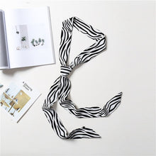 Load image into Gallery viewer, 2020 Long Silk Skinny Neck Scarf Print Foulard Hair Scarves Head Band 190*5cm Bag Handle Ribbon Cap Tie Lady Belt
