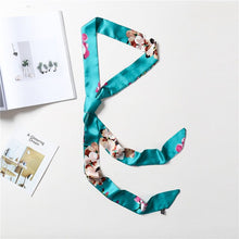 Load image into Gallery viewer, 2020 Long Silk Skinny Neck Scarf Print Foulard Hair Scarves Head Band 190*5cm Bag Handle Ribbon Cap Tie Lady Belt