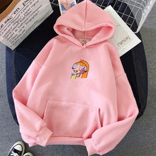 Load image into Gallery viewer, oversized Sweatshirts Women Pink Women's Gown With A Hood Hoodies Ladies Long Sleeve Casual Hooded Pullover Clothes Sweatshirt