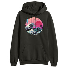 Load image into Gallery viewer, The Great Retro Wave Japan Anime Hoodies Sweatshirts Vaporwave Kanagawa Pullover Women Winter Harajuku Fleece Streetwear Outwear
